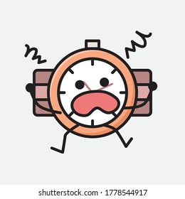 An illustration of Cute Hand Watch Vector Character