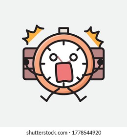 An illustration of Cute Hand Watch Vector Character