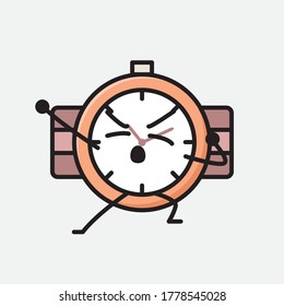 An illustration of Cute Hand Watch Vector Character