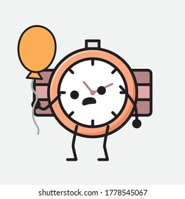 Eine Illustration des Vektorzeichens von Cute-Hand-Watch