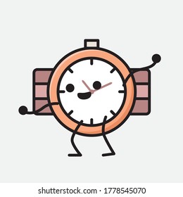 An illustration of Cute Hand Watch Vector Character