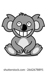 Ilustración de un koala lindo