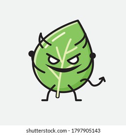 Eine Illustration des scharfen Leaf-Vektorzeichens