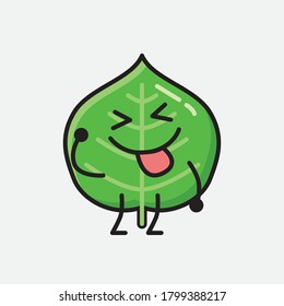 Eine Illustration des scharfen Leaf-Vektorzeichens