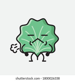 An illustration of Cute Leaf Vector Character