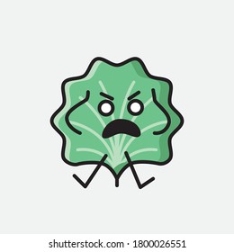 Ilustración de un carácter vectorial de hoja corta