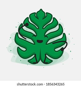 Eine Illustration des scharfen Leaf-Vektorzeichens