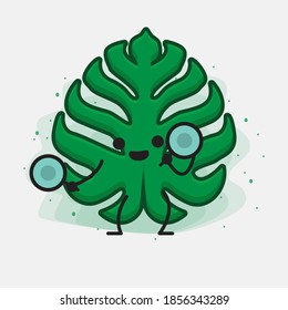 An illustration of Cute Leaf Vector Character