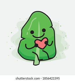 Eine Illustration des scharfen Leaf-Vektorzeichens