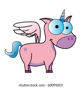 illustration of a cute little unicorn