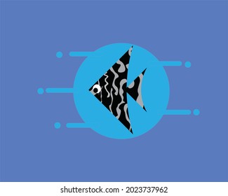 a illustration of cute manfish