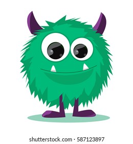 illustration of a cute monster