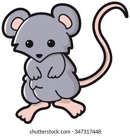 Illustration of cute mouse