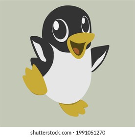 illustration of cute penguin image 
