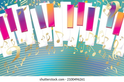 ピアノ イラスト かわいい 鍵盤 のイラスト素材 画像 ベクター画像 Shutterstock