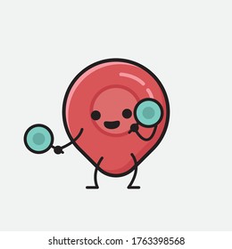 Eine Illustration von Cute Pin Point Icon Mascot Vector Character in Flat Design Style