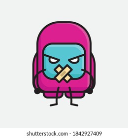 An illustration of Cute Pink Astronaut Vector Character