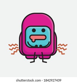 An illustration of Cute Pink Astronaut Vector Character