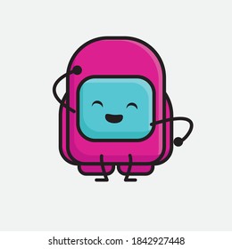 An illustration of Cute Pink Astronaut Vector Character