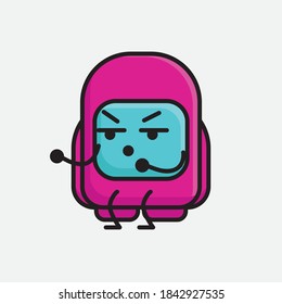An illustration of Cute Pink Astronaut Vector Character