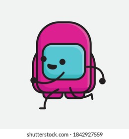 An illustration of Cute Pink Astronaut Vector Character