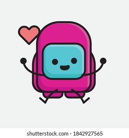 An illustration of Cute Pink Astronaut Vector Character