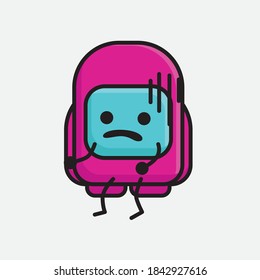 An illustration of Cute Pink Astronaut Vector Character