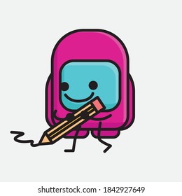 An illustration of Cute Pink Astronaut Vector Character