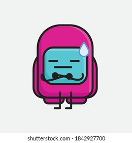 An illustration of Cute Pink Astronaut Vector Character