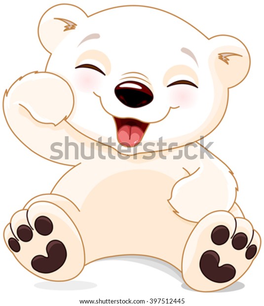 Illustration De L Ours Polaire Mignon En Image Vectorielle De Stock Libre De Droits