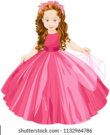  Ilustración de la princesa linda 