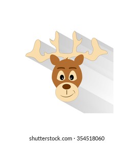 illustration of a cute reindeer