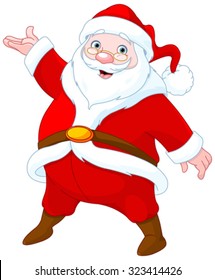 Illustration of cute Santa Claus 