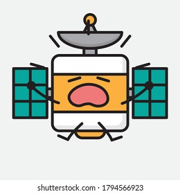 An illustration of Cute Satellite Antenna Vector Character