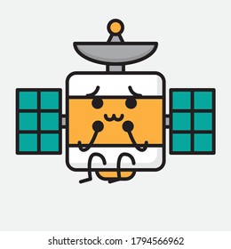 An illustration of Cute Satellite Antenna Vector Character