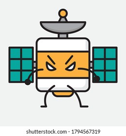 An illustration of Cute Satellite Antenna Vector Character