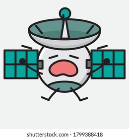 An illustration of Cute Satellite Antenna Vector Character