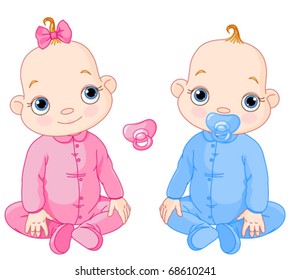 Twins Cartoon Drawing : Enjoy fast delivery, best quality and cheap