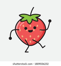 Ilustración del carácter del vector de fresa de corte