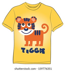 Illustration of cute Tiger