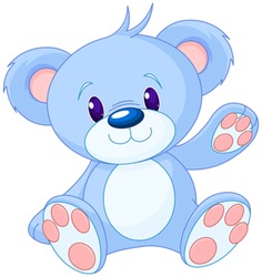 Illustration Of Cute Toy Bear 