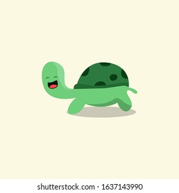 illustration of a cute turtle