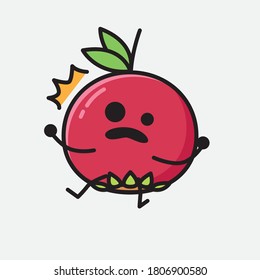 An illustration of Cute Ugni Fruit Mascot Vector Character