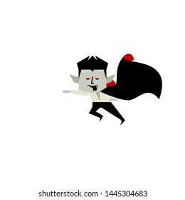 Illustration Cute Vampire Stock Vector (Royalty Free) 1445304683 ...