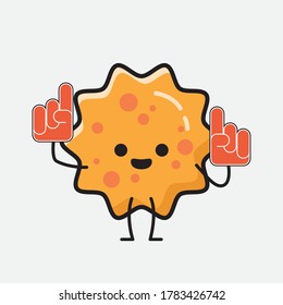 An illustration of Cute Virus Vector Character