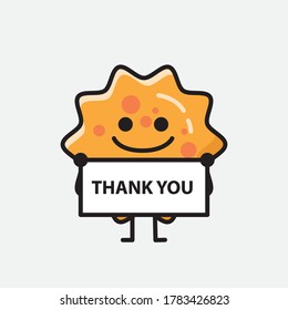 An illustration of Cute Virus Vector Character