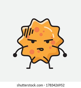 An illustration of Cute Virus Vector Character