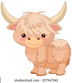 Illustration Of Cute Yak