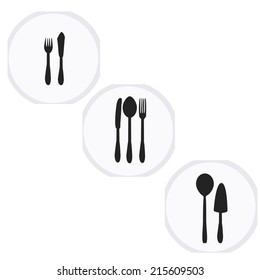 illustration of cutlery