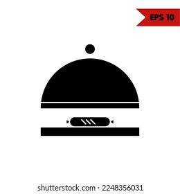 Illustration of Cutlery Glyph Icon